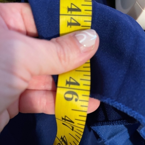 SHEIN Sweetheart Neck Pleated Hem Cobalt Blue Dress Women’s Large 8/10 - Picture 15 of 15